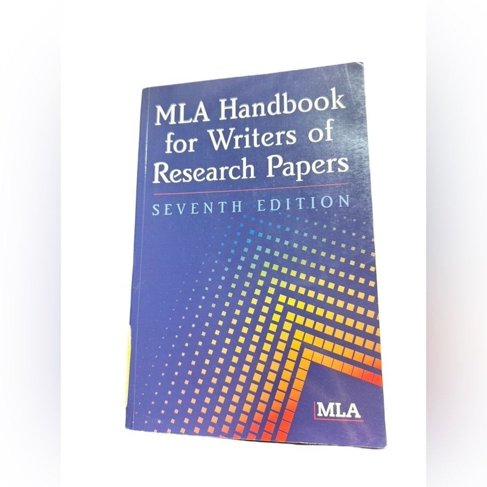 MLA Handbook for Writers of Research Papers (Paperback - Used - Fair Condition)